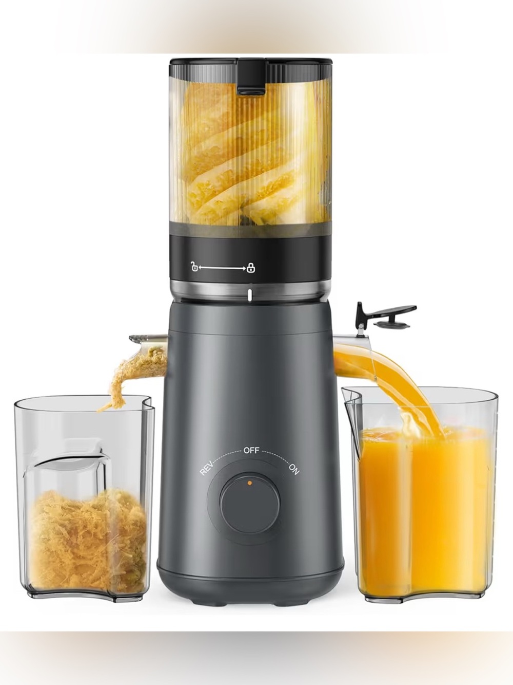 Cold press juicer machine 5.8inch extra large feed chute , new unused set
